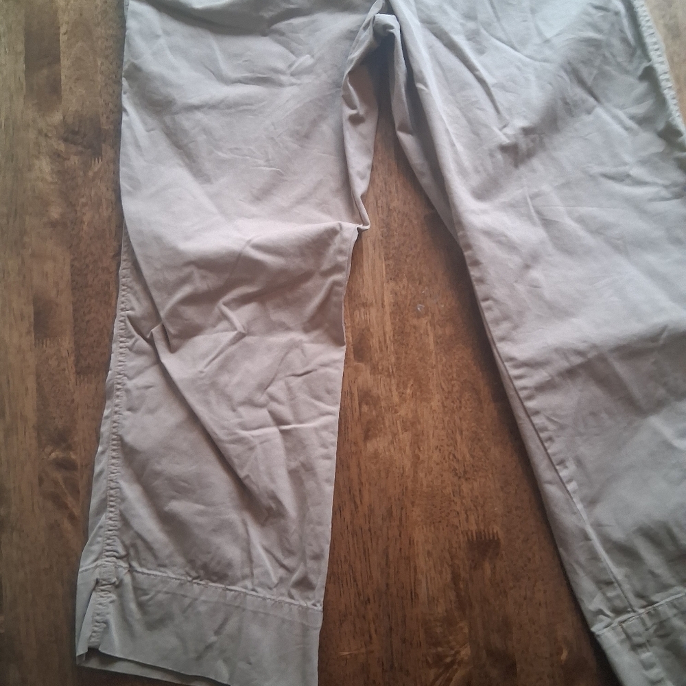 Quince Wide Leg Cropped Pull On Pants Organic Cotton 10 - Picture 4 of 7